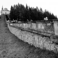 Stoupáme na Homol u Lhot u Potštejna