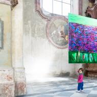 Verunka ukazuje na Plynoucí prostor