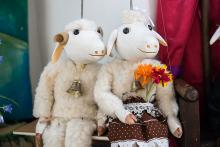 V galerii loutek v Litoměřicích je mnoho exponátů k dispozici na divadelnické experimenty