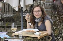 Polévka z čerstvých rajčat