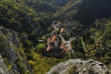 Z vyhlídky nad Svatým Janem pod Skalou