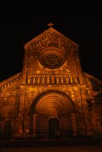 Cestou z vinného baru v Karlíně jsme potkali tento kostel