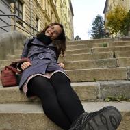 Na schodech v ulici Schodová