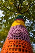 Guerilla Knitting v Lužánkách