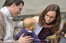 Lenča bere krmení zodpovědně