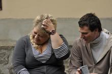 Beáta předává dar