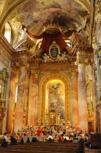 Zkouška na zítřejší koncert, v některých pasážích jsme jasně poznali Anton Bruckner - Messe in f-Moll