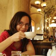 Stylové lustry v Café Central