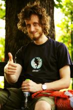 Divnej týpek v parku