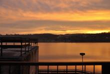 Západ slunce nad Príglem