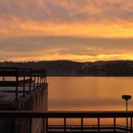 Západ slunce nad Príglem