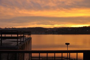 Západ slunce nad Príglem