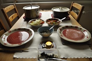 Švédský stůl po makrobioticku