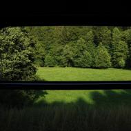 Přes okno vlaku je tráva vždycky zelenější