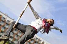 nivelační tanec u tyče