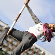 nivelační tanec u tyče