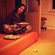 První večeře v novém bytě - na zenový způsob