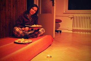 První večeře v novém bytě - na zenový způsob