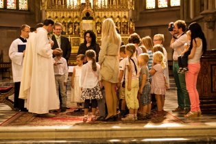 Vojta a Anička mají křtiny