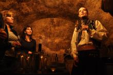 na začátku večera spořádaně degustujeme