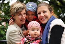 Holky z Úštěka s děckama