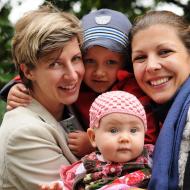 Holky z Úštěka s děckama