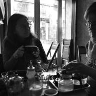 Po mši tradičně na kafe, tentokrát do mitte