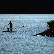 Večer na přehradě