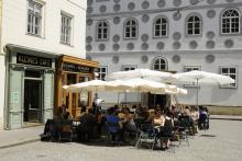 Náš první kleiner brauner jsme si dali v Kleines Café