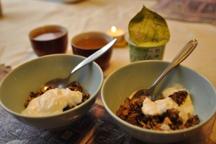 Domácí narozeninové müsli