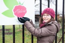 Takové krásné logo zahrádkářské osady jen volá po utržení