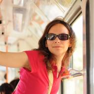 U okýnka se cesta šalinou celkem dala přežít