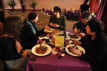 Oběd byl skutečně zasloužený