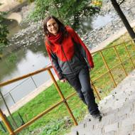 Aranžovaná fotografie - tyto schody nelze vyjít s úsměvem