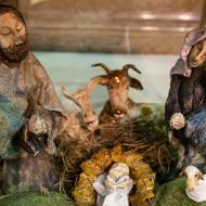 Keramický betlém vytvořený vlastními ručičkami dětiček z Petrovské farnosti