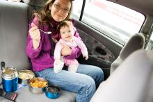 Termoskový raut na parkovišti v Třebíči