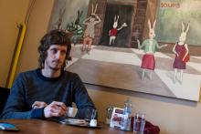 Strakatý králík v Berouně