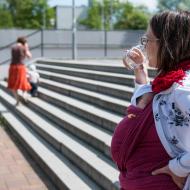 Občerstvovací zastávka cestou na přehradu