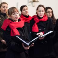Dómský smíšený sbor válí na závěr vánoční doby