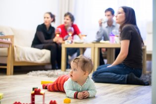 Verunka byla na návštěvě jako doma