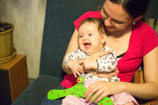 Verunka a její první ramínko