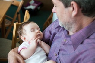 A u dědy se krásně spinká