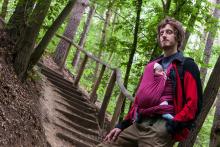 Do schodů už se naše závažíčko pěkně pronese