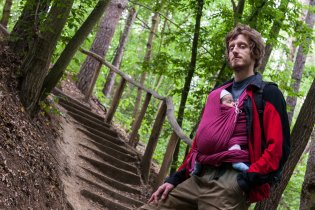 Do schodů už se naše závažíčko pěkně pronese