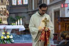 Jáhen Honza Špilar s kapkou krve Jana Pavla II