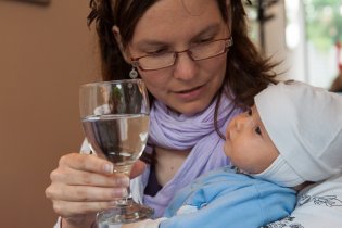 V kavárně Era byla Verunka naposledy 2 dny před narozením, tentokrát si to užila o něco víc