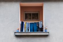 Tak takhle visí prádlo v Králově Poli