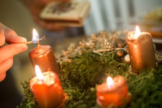 Čtvrtá adventní neděle, už jsme museli nastavovat