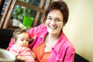 Naše kavárenská povalečka odpočívá u Zuzky