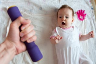 Tati, to už je zase čas na další tréninkovou jednotku???